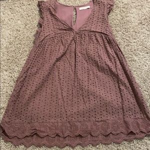 Mustard Seed Purple Romper